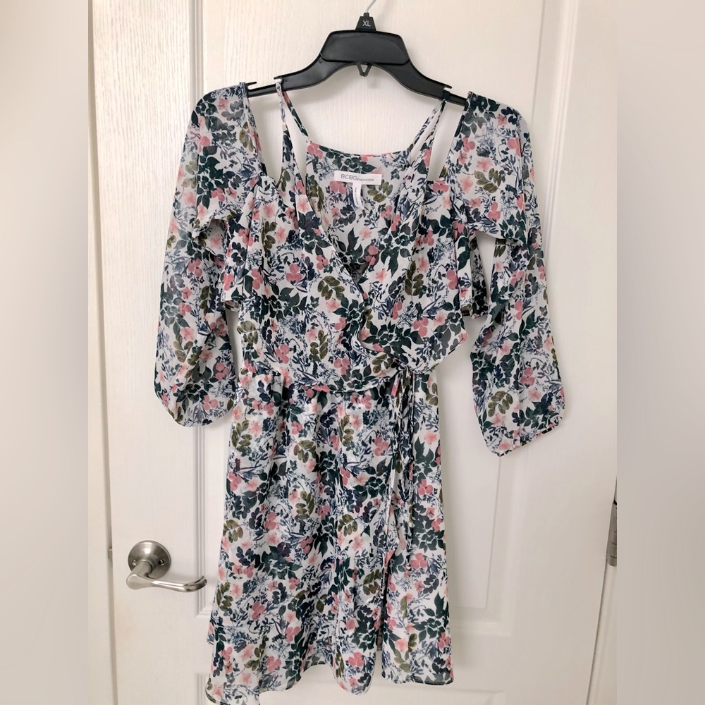 BCBG Generation Floral Dress SMALL
